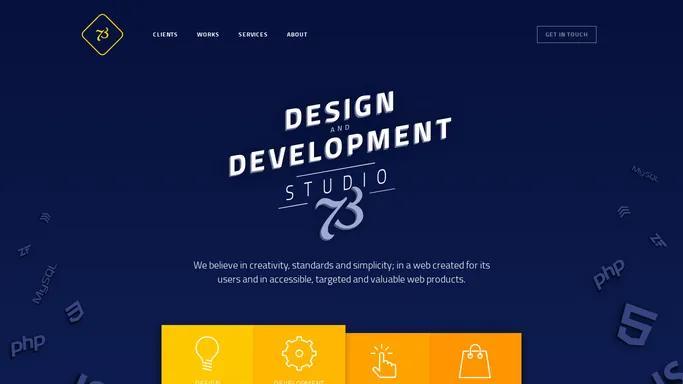 Studio78 - Product design and web design / development studio