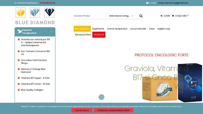 Blue Diamond – Suplimente nutritive – Graviola Suc 100% pur – Un simplu sit WordPress
