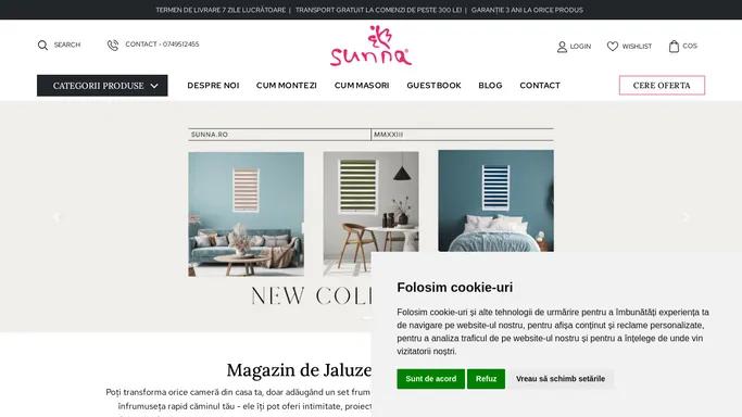 Magazin de Jaluzele Geam si Rolete Online Sunna