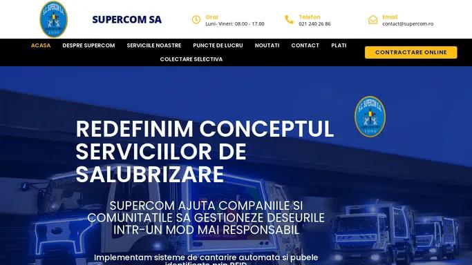 SUPERCOM SA – Lider in managementul deseurilor