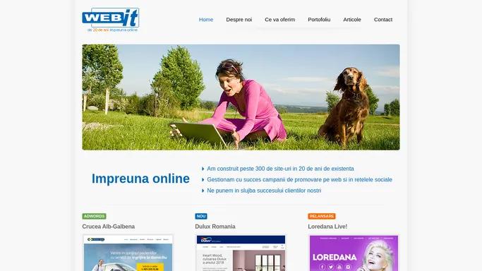 web design, promovare site – WEBit