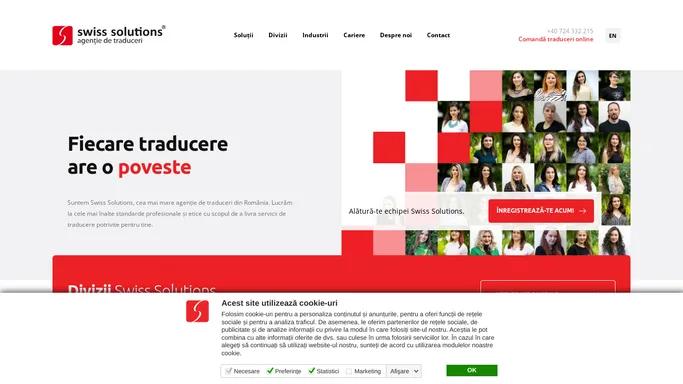 Agentie de traduceri Swiss Solutions