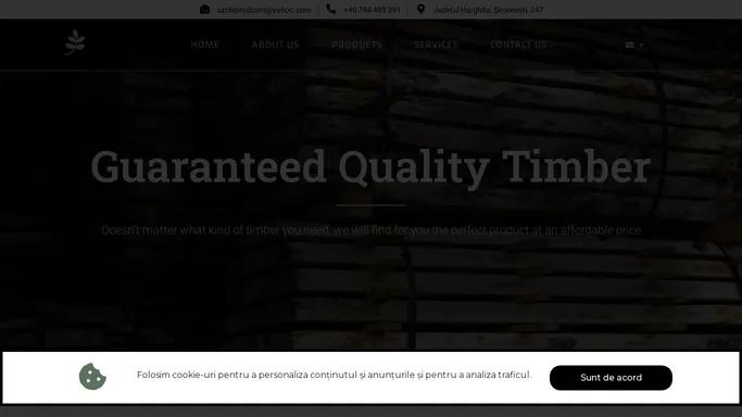 Szido Prod Com | Guaranteed quality timber