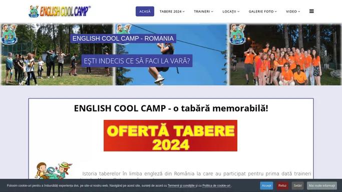 ENGLISH COOL CAMP - ACASA