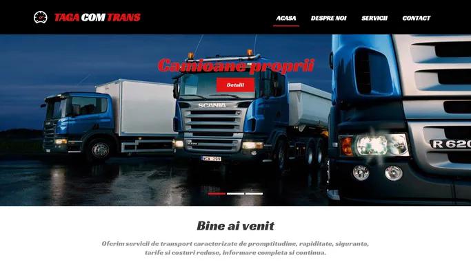 Acasa - Transport marfa intern si international - TAGA COM TRANS