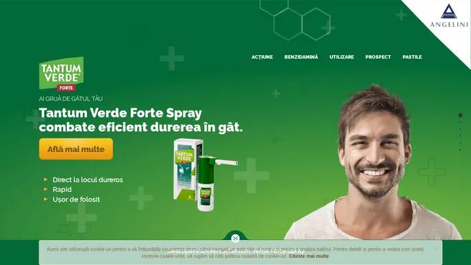 Tantum Verde Forte Spray - Reduce rapid durerea in gat