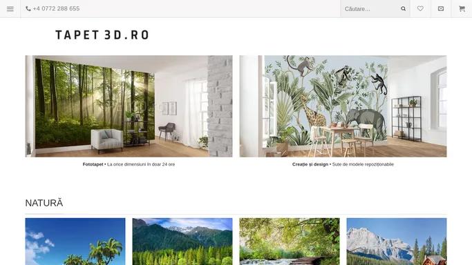 Fototapet si Tapet 3D - Comanda produsele Tapet 3D.ro - Tapet3D.ro