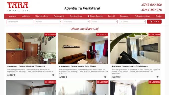 Agentie Imobiliara Cluj, Vanzare Apartamente Cluj - Tara Imobiliare
