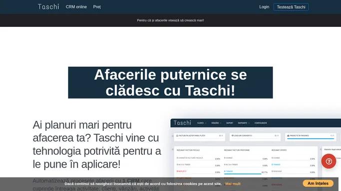 Taschi. CRM online