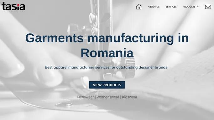 Garments Manufacturing in Romania – Apparel Production in Romania