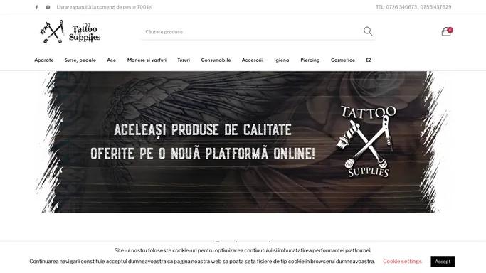 Tattoo Supplies – Produse profesionale pentru tatuaje