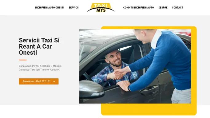 Inchirieri Auto Onesti - Rent A Car - MYS Taxi Onesti