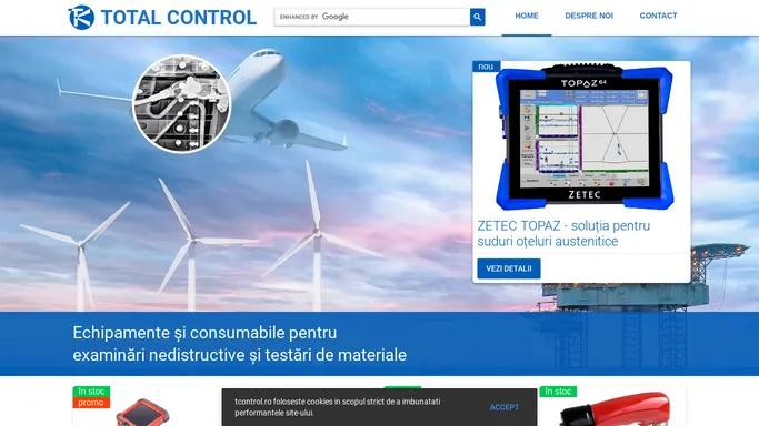 Total Control SRL - Echipamente pentru Control Nedistructiv