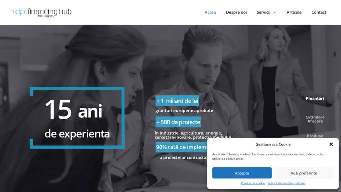 TDP Partners – Financing Hub – tdppartners.ro