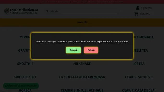 Categorii Produse - Teadistribution.ro