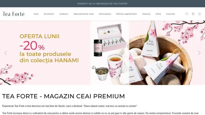 Magazin ceai premium, magazin ceaiuri online