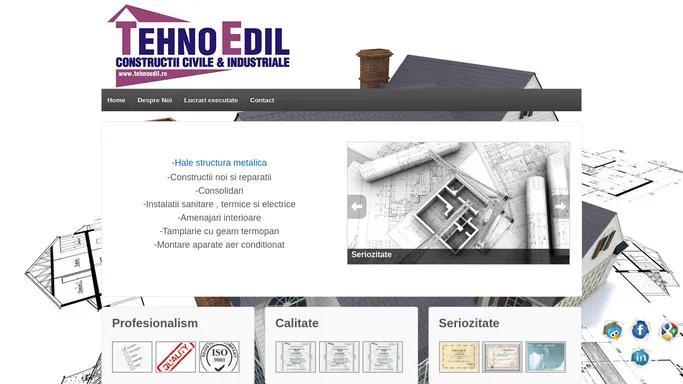 Tehnoedil Buzau -constructii noi si consolidai, instalatii termice sanitare si electrice