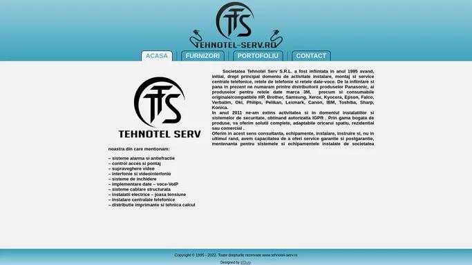 Acasa - www.tehnotel-serv.rowww.tehnotel-serv.ro