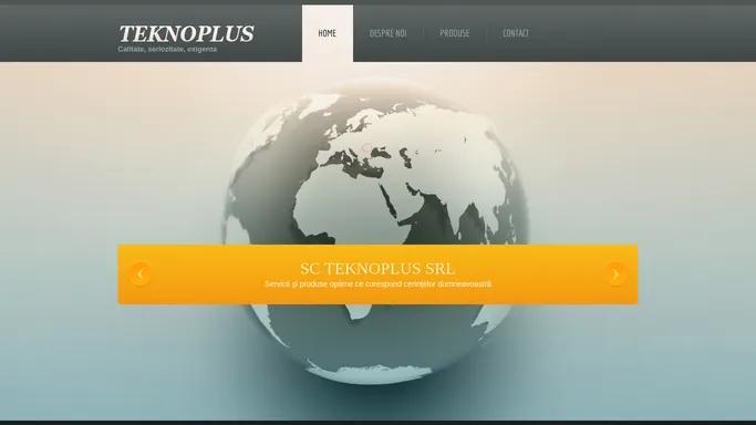 TEKNOPLUS - piese de schimb pentru utilaje industriale