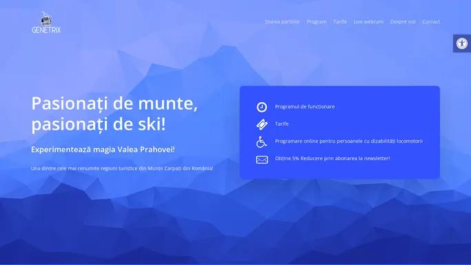Genetrix SA – Pasionati de munte, pasionati de ski!