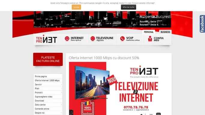 Oferta Internet - Internet, Televiziune, Telefonie, retea internet piata chibrit, calea grivitei, ion mihalache, 1 Mai, Agip, Excelsior, Aschiuta, RAR, ISP, retea de cartier - retea internet, piata chibrit, calea grivitei, ion mihalache, 1 Mai, Agip, Excelsior, Aschiuta, RAR, Baneasa, ISP, retea de cartier - Oferta Internet 1000 Mbps cu discount 50%
