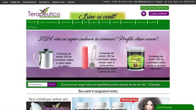 - Terapeutico Beauty & Health produse cosmetice si terapeutice cu catalog online, inscriere parteneri reprezentanti