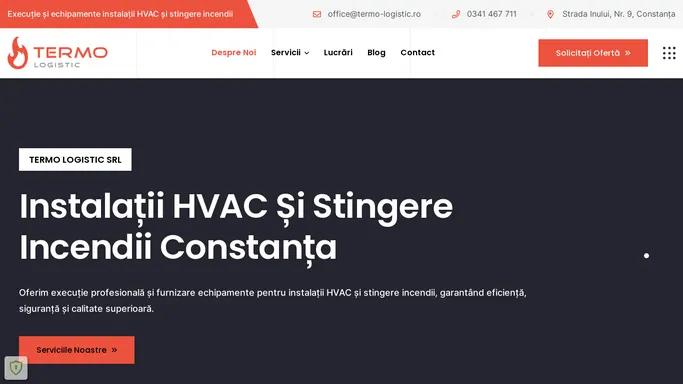 Firma Instalatii HVAC si Sisteme de Stingere Incendii Constanta