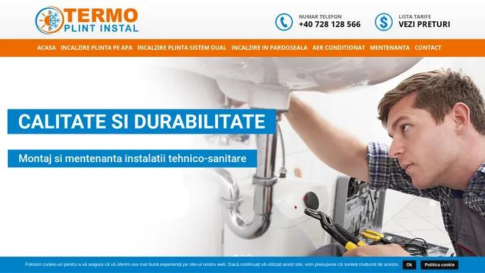 Termo Plint Instal | Incalzire plinta | Aer Conditionat