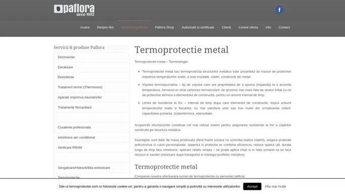 Termoprotectie metal - Paflora