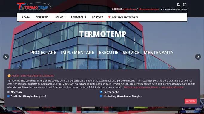 TermoTemp | Instalatii pentru o viata