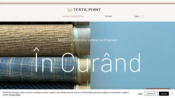 Lansare magazin online | TextilPoint