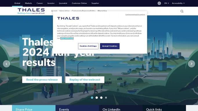 Thales - Building a future we can all trust