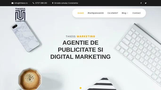 Thiess Marketing – Agentie de marketing