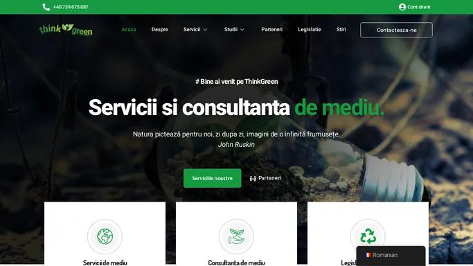 Think Green - Servicii profesionale si consultanta de mediu