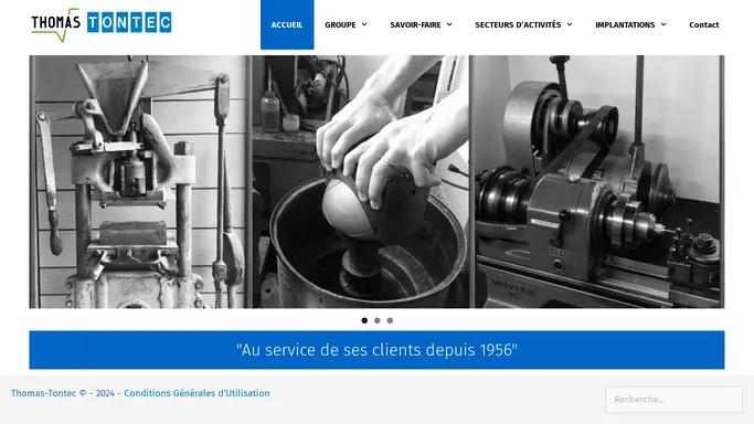 Site web officiel de Thomas-Tontec