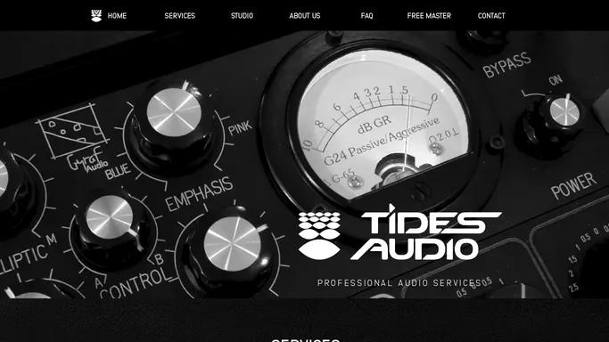 HOME | Tides Audio