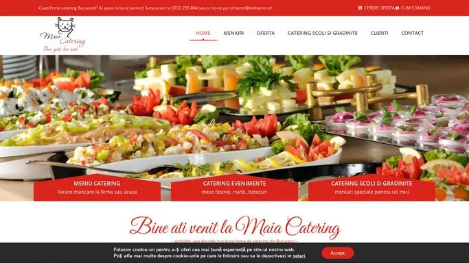 Catering evenimente Bucuresti