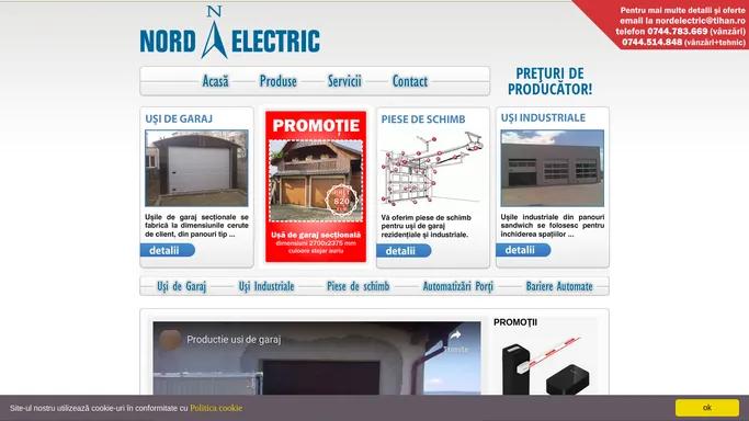 Usi de garaj & automatizari - Nord Electric Suceava