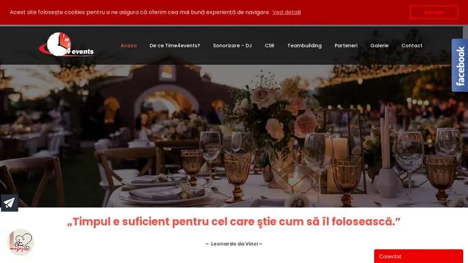 Time4events – E timpul evenimentelor… la fix