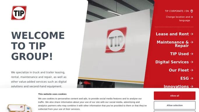 TIP Group - Truck & trailer leasing, rental, repair and more