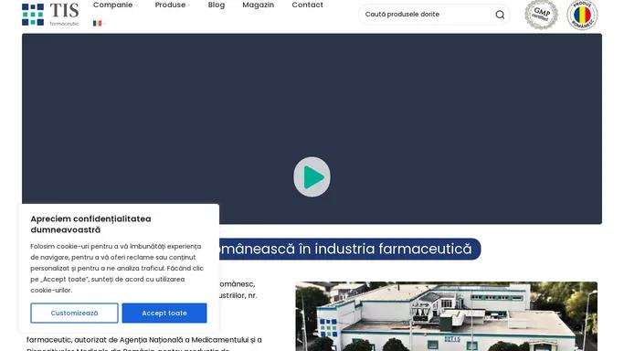 TIS Farmaceutic – Traditie romaneasca in industria farmaceutica