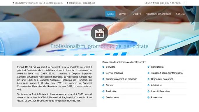 Expert TM13 | Servicii contabilitate si auditare financiara