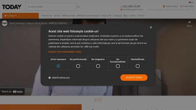 Obiecte si materiale promotionale - Servicii de personalizare - Today Advertising