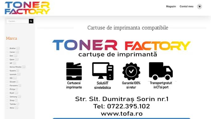 Cartuse de imprimanta compatibile - Toner Factory