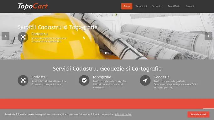 Cadastru - Servicii de cadastru, topografie si geodezie