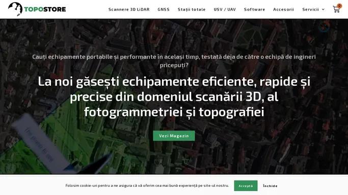 Echipamente Topografi - Echipamente Cadastristi - Topostore