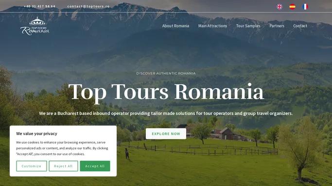 DMC Romania - Top Tours Romania