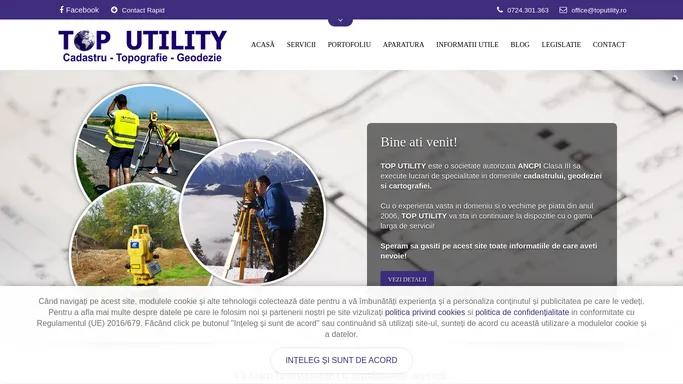 Top Utility Brasov – Cadastru, Topografie, Geodezie, Cartografie | servicii cadastru, topografie, geodezie, documentatii cadastrale, ridicari topografice