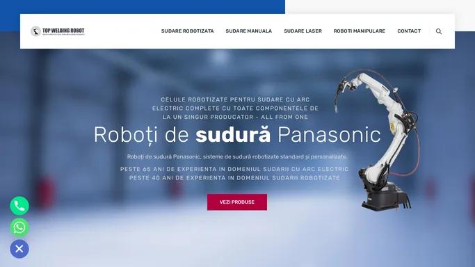 Top Welding Robot – Sudare robotizata, laser, manuala si si roboti manipulare