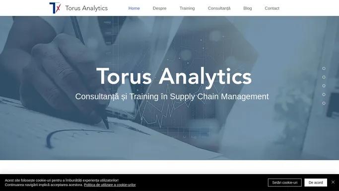 Supply Chain Management | Torus Analytics | Romania